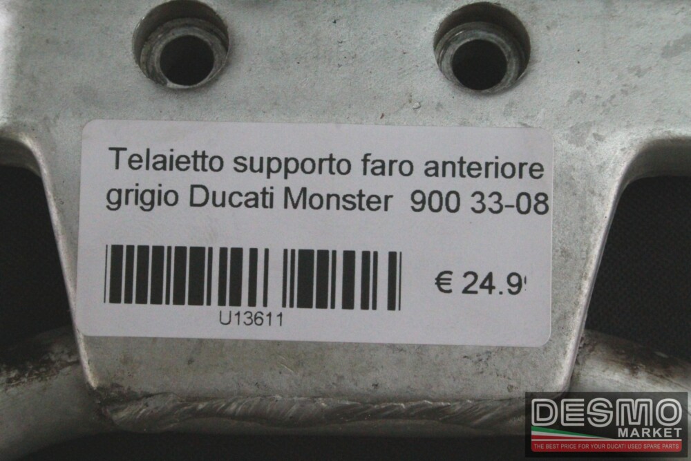 Telaietto supporto faro anteriore grigio Ducati Monster  900