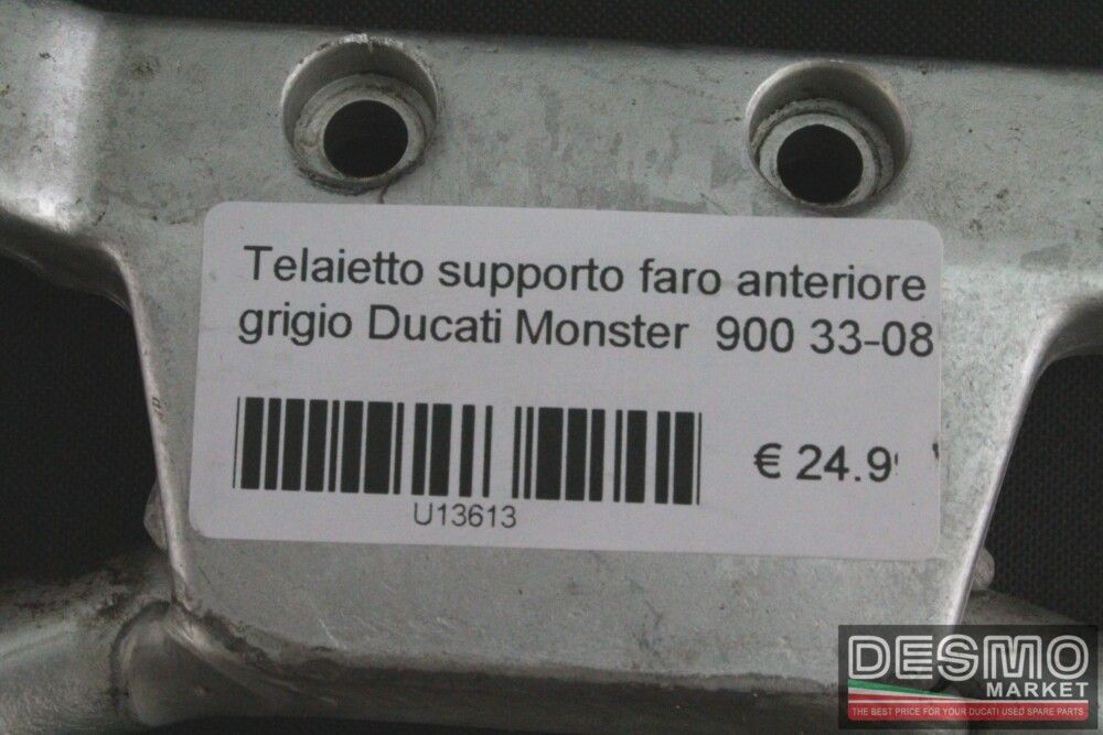 Telaietto supporto faro anteriore grigio Ducati Monster  900