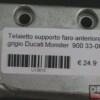 Telaietto supporto faro anteriore grigio Ducati Monster  900