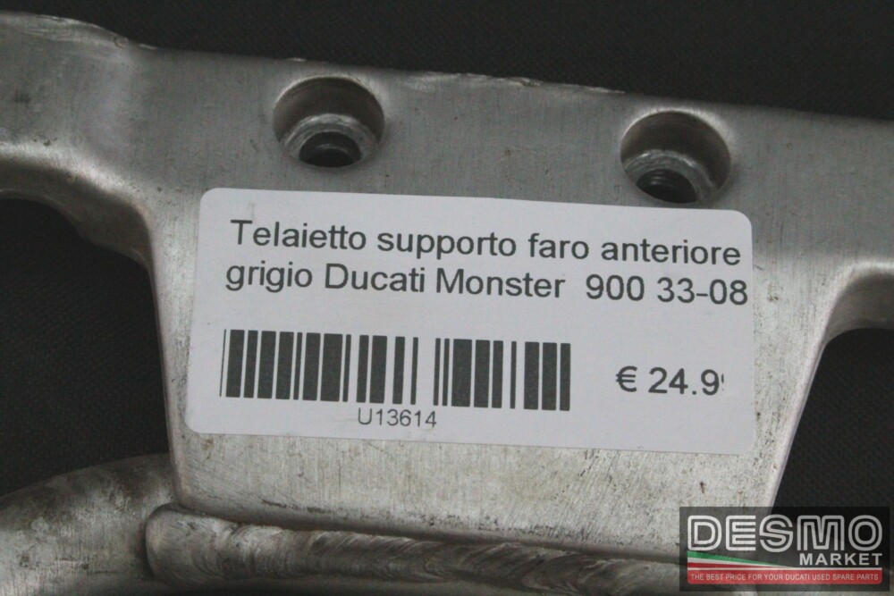 Telaietto supporto faro anteriore grigio Ducati Monster  900