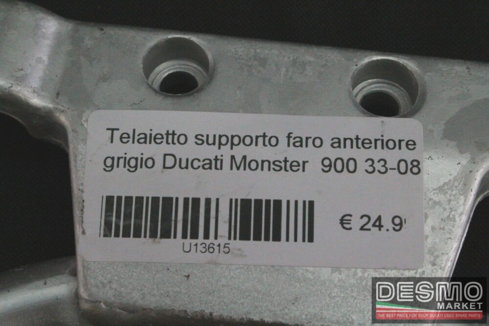 Telaietto supporto faro anteriore grigio Ducati Monster  900