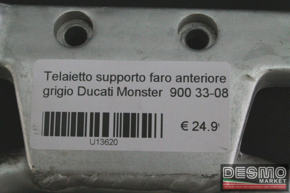 Telaietto supporto faro anteriore grigio Ducati Monster  900