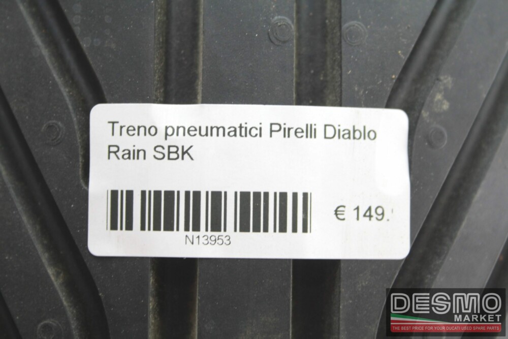 Treno pneumatici Pirelli Diablo Rain SBK