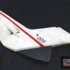 White and black right side saddle fairing panel Cagiva Alazzurra 650 - Image 2