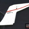 White and black right side saddle fairing panel Cagiva Alazzurra 650 - Image 3