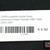 Staffa supporto pinza freno posteriore Nissin Honda CBR 1000 2004 2007