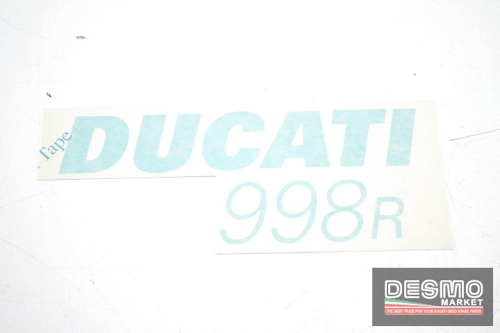 Adesivo Decal destro Ducati “Ducati 998r”