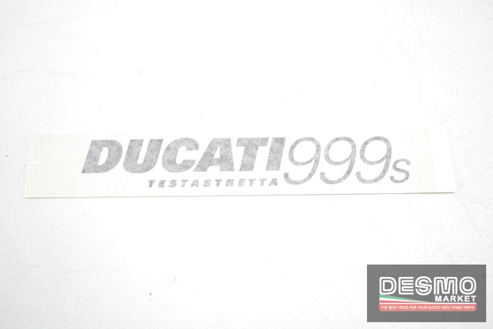 Adesivo Decal destro Ducati rossa “Ducati 999s Testastretta”