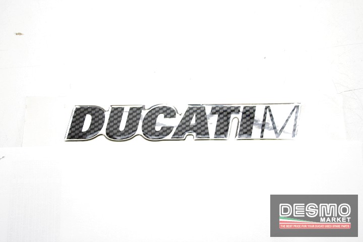 Adesivo Decal resinato “Ducati M”