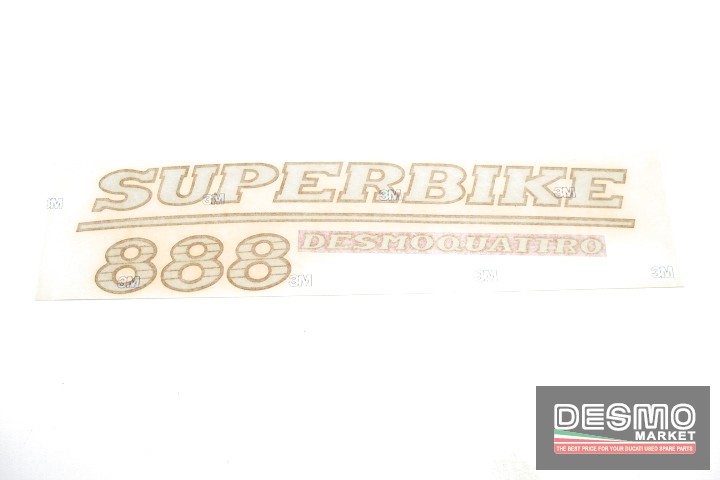Adesivo Decal sinistro Ducati “Superbike 888 Desmoquattro”