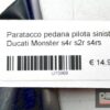 Paratacco pedana pilota sinistro Ducati Monster s4r s2r s4rs
