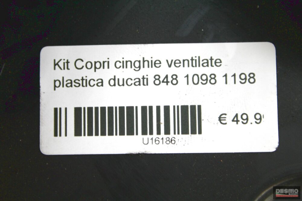 Kit Copri cinghie ventilate plastica Ducati 848 1098 1198