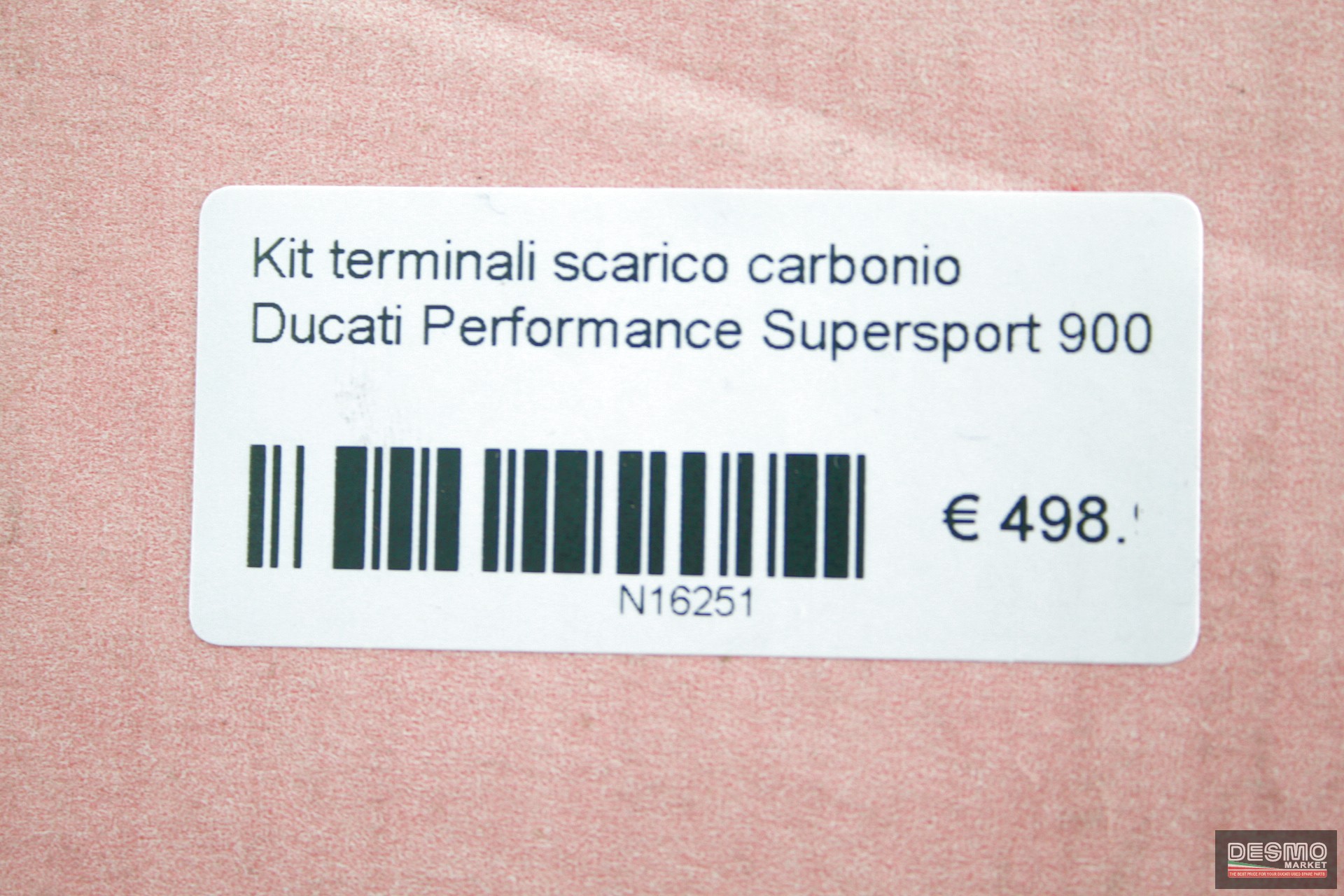 Kit terminali scarico carbonio Ducati Performance Supersport 900