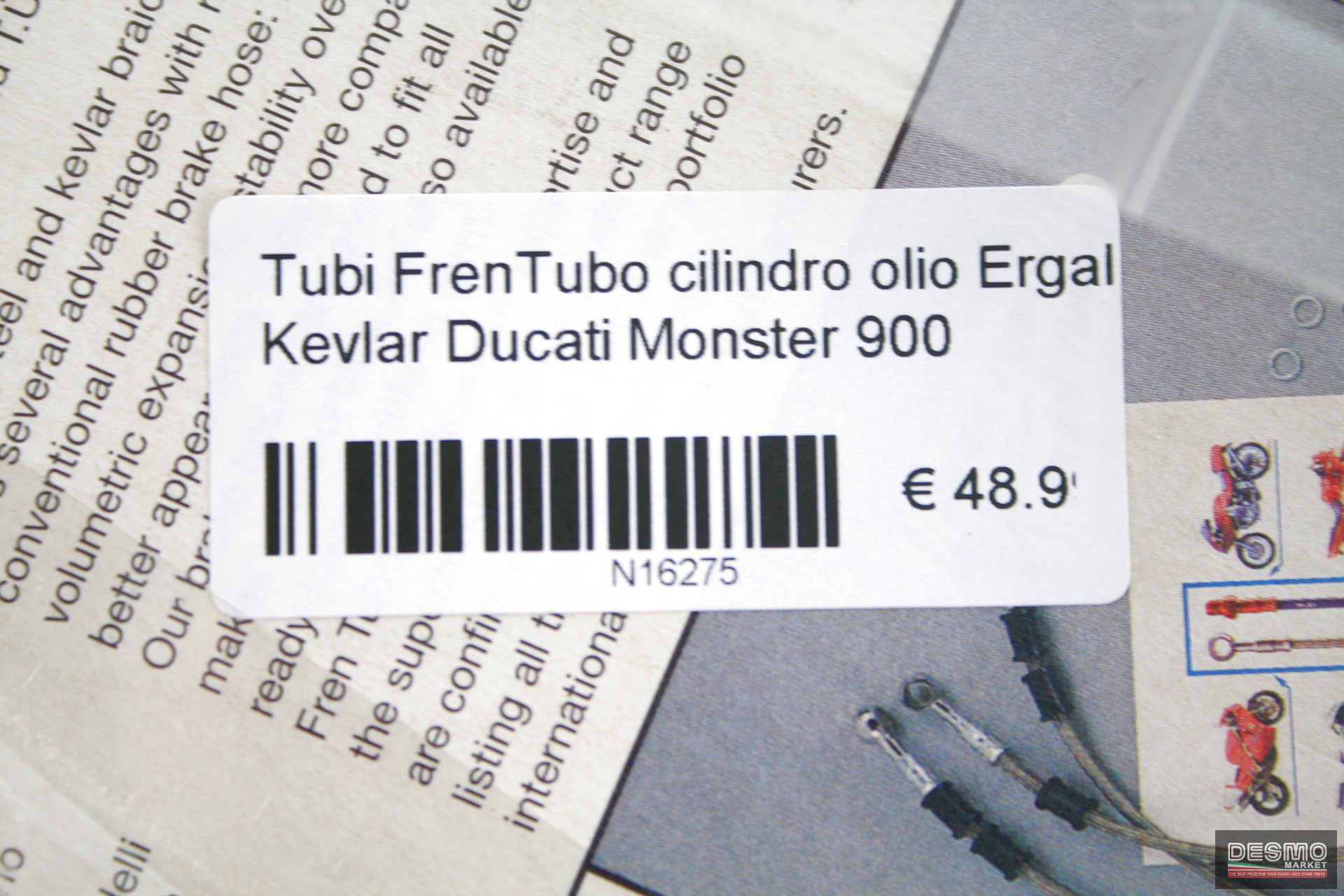 Tubi FrenTubo cilindro olio ergal/kevlar Ducati Monster 900