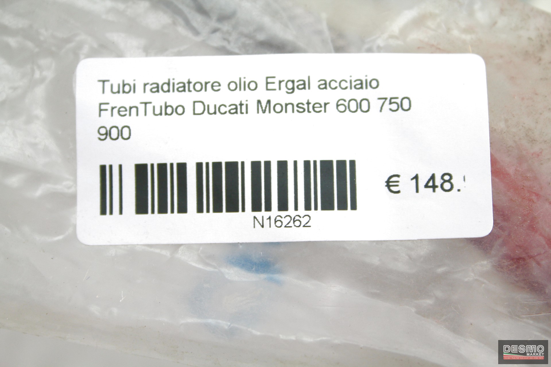 Tubi radiatore olio ergal/acciaio FrenTubo Ducati Monster 600 750 900