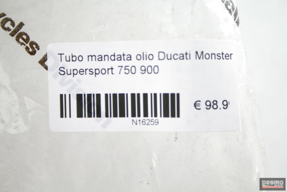 Tubo mandata radiatore olio Ducati Monster Supersport 750 900