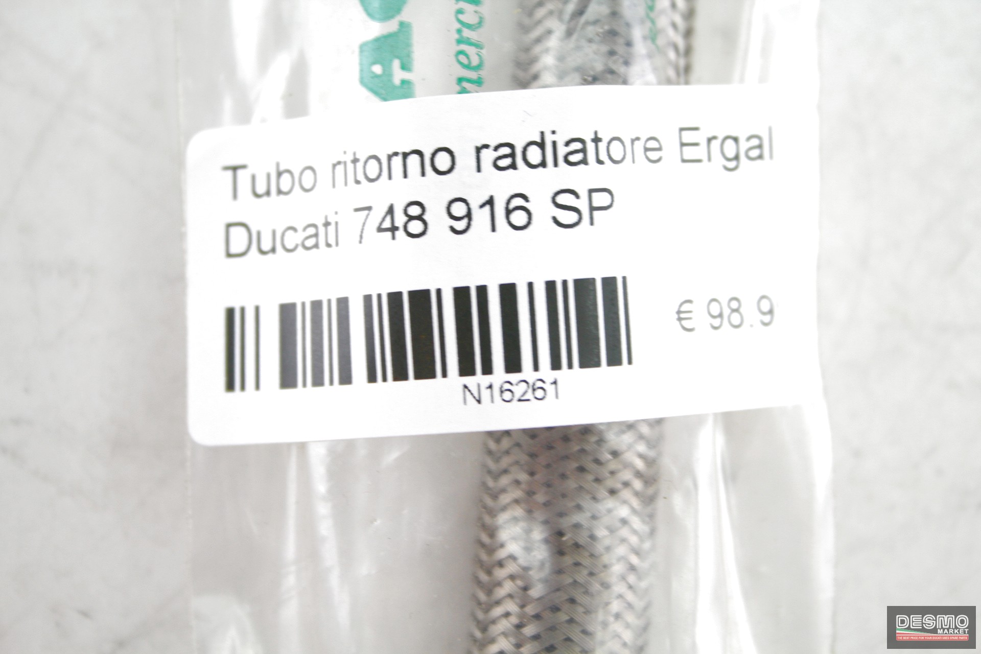 Tubo ritorno radiatore ergal Ducati 748 916 SP