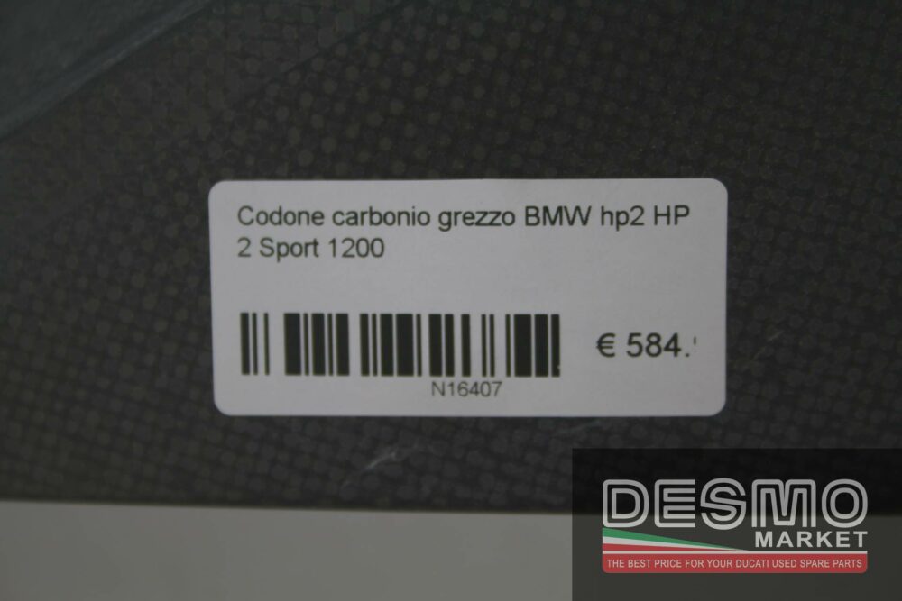Codone carbonio grezzo BMW hp2 HP 2 Sport 1200