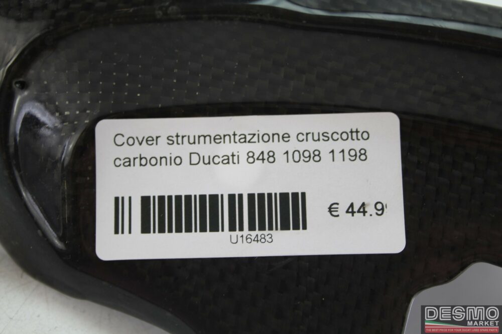 Cover strumentazione cruscotto carbonio Ducati 848 1098 1198