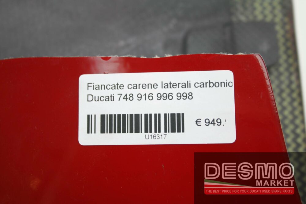 Fiancate carene laterali carbonio Ducati 748 916 996 998
