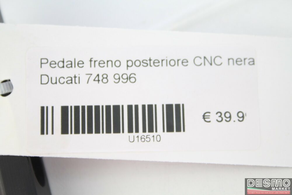 Pedale freno posteriore CNC nera Ducati 748 996