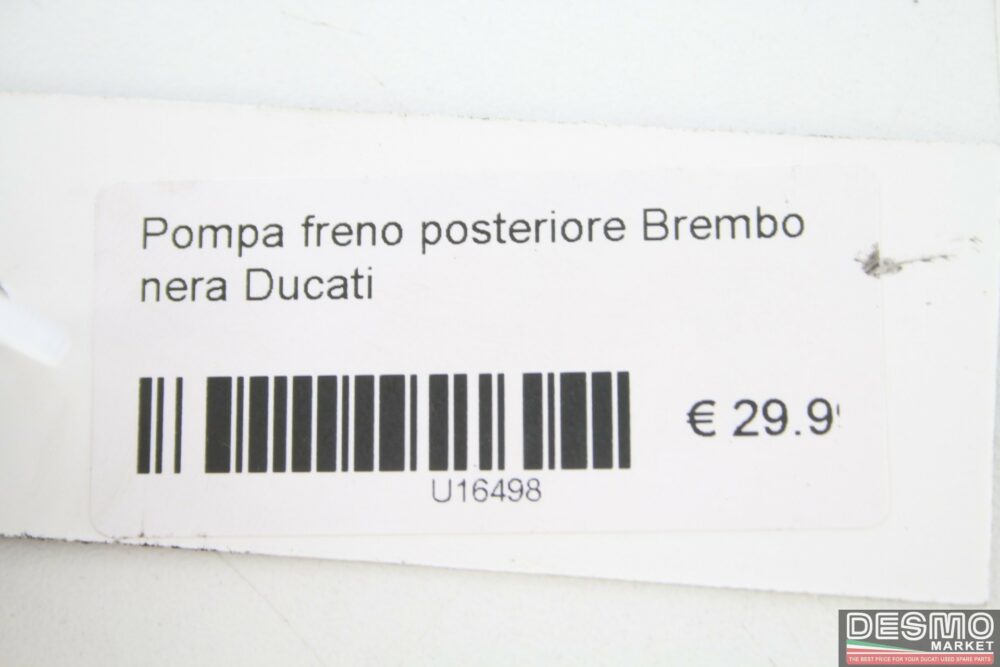 Pompa freno posteriore Brembo nera Ducati