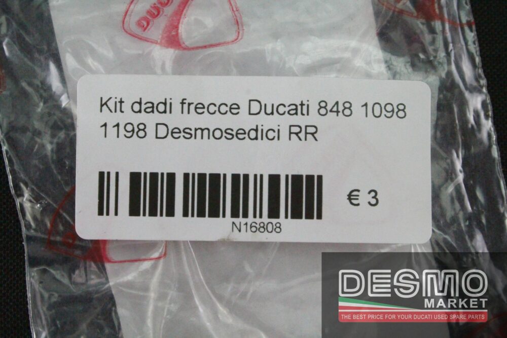 Kit dadi frecce Ducati 848 1098 1198 Desmosedici RR