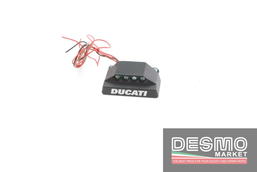 Luce targa stop ergal CNC led Ducati