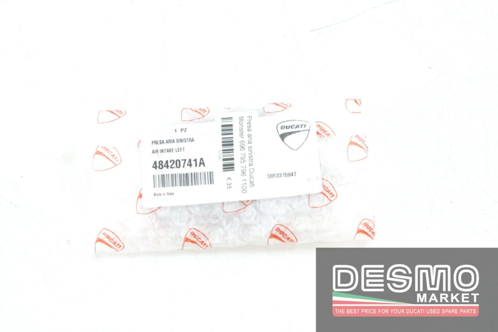 Presa aria sinistra Ducati Monster 696 795 796 1100