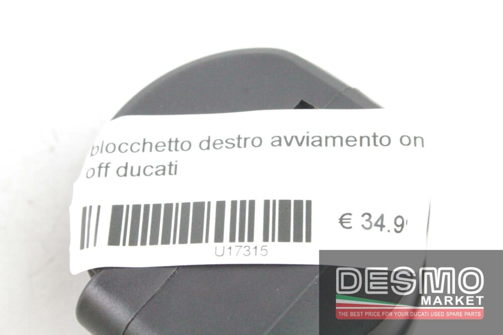 Blocchetto avviamento destro on off Ducati