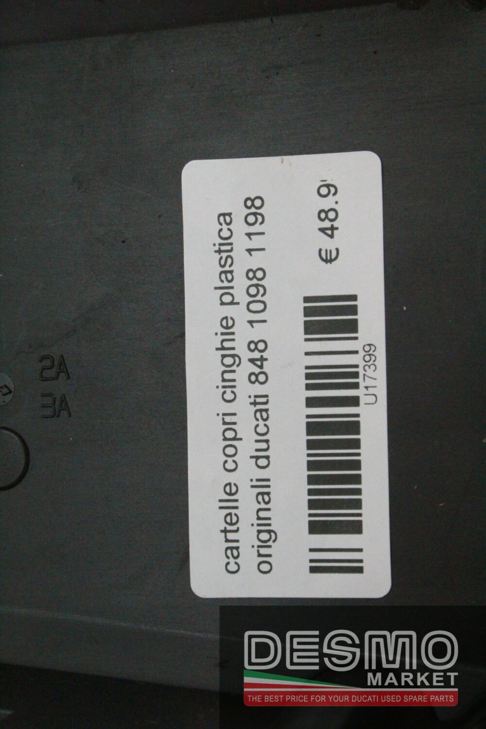 Cartelle copri cinghie plastica originali Ducati 848 1098 1198