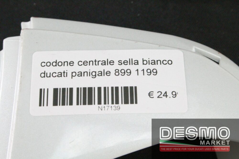 Codone centrale sella bianco Ducati Panigale 899 1199