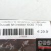 Collettore scarico verticale Ducati Monster 600 750