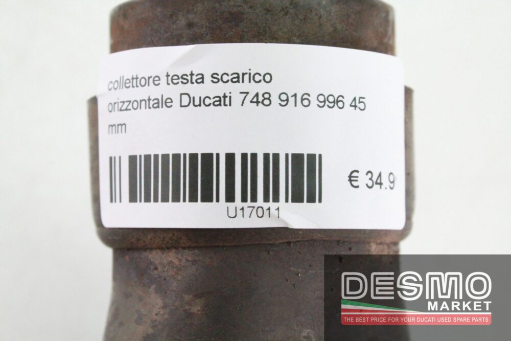 Collettore testa scarico orizzontale Ducati 748 916 996 45 mm