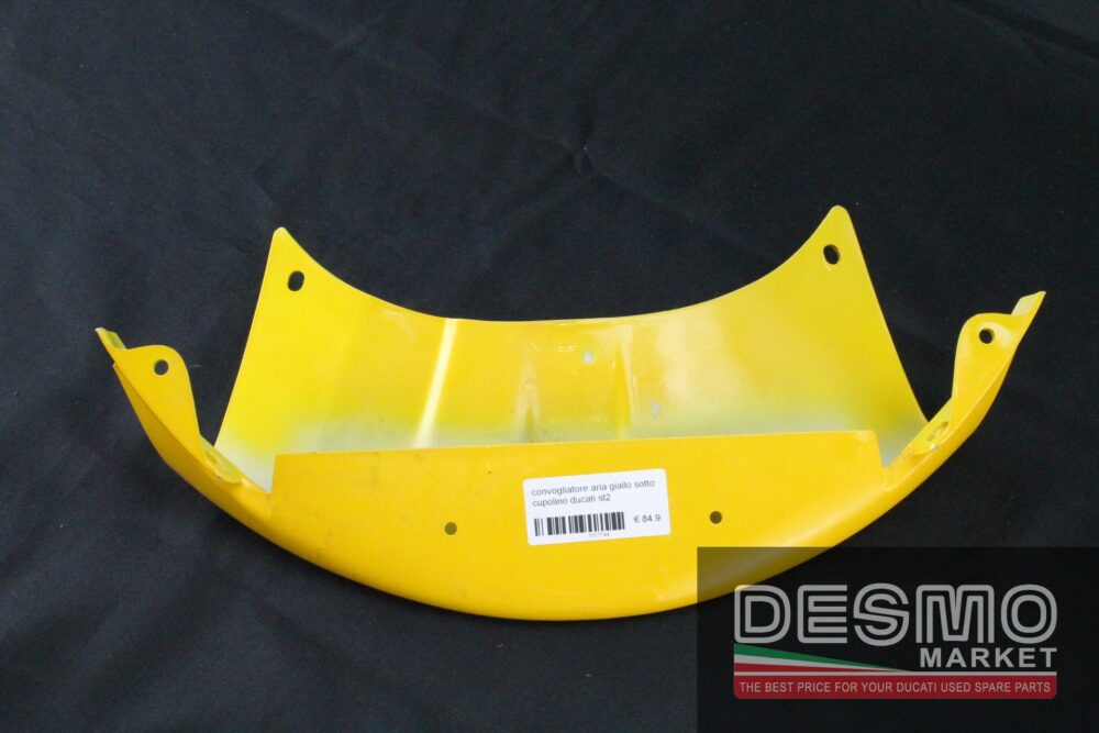 Convogliatore aria giallo sotto cupolino Ducati st2