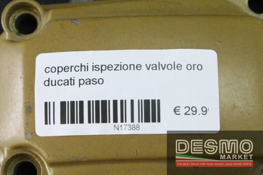 Coperchi ispezione valvole oro Ducati Paso