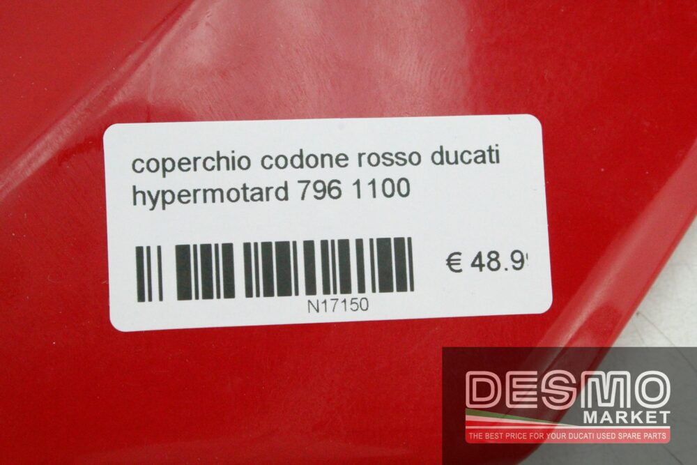 Coperchio codone rosso Ducati Hypermotard 796 1100
