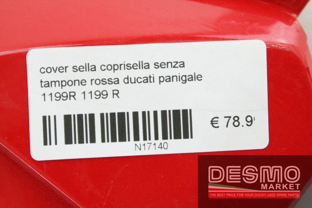 Cover coprisella senza tampone rossa Ducati Panigale 1199R 1199 R