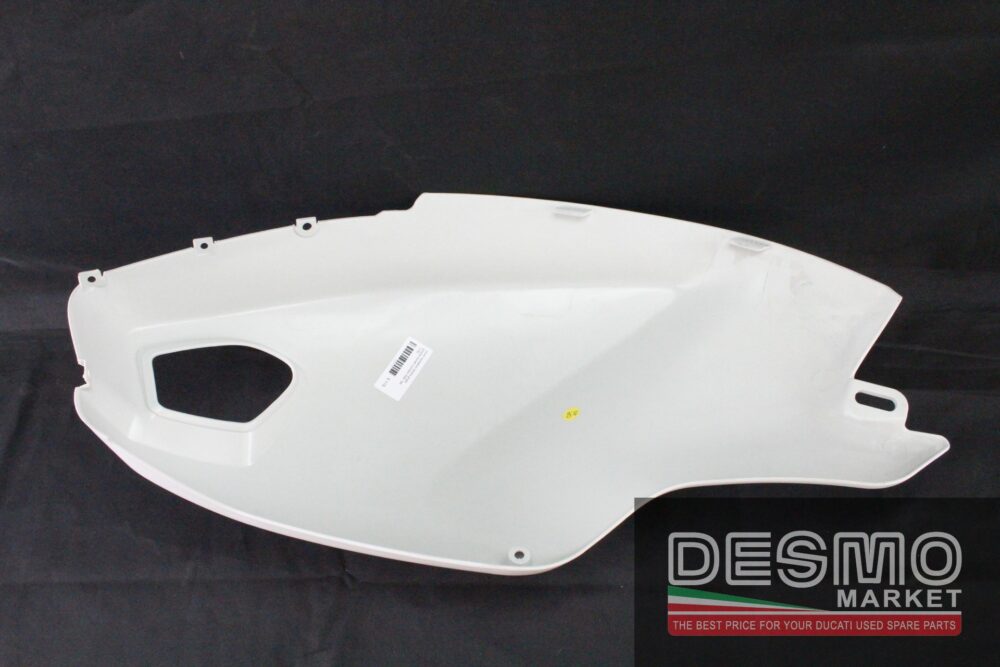 Grey raw finished right side fuel cover Ducati Monster 696 796 1100 - Image 3