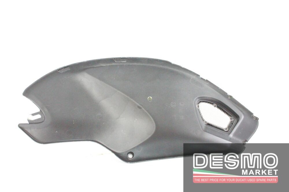 Cover serbatoio nera grezza sinistra Ducati Monster 696 796 1100