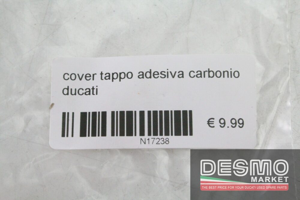 Cover tappo adesiva carbonio Ducati
