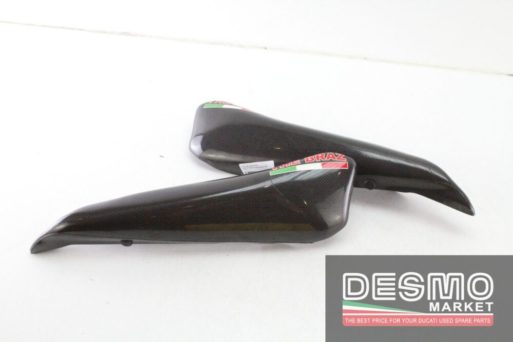 Fianchetti sella laterali carbonio Ducati Hypermotard 796 1100