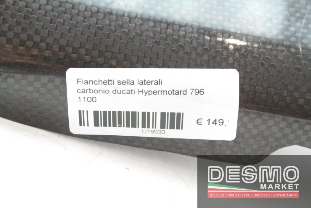 Fianchetti sella laterali carbonio Ducati Hypermotard 796 1100
