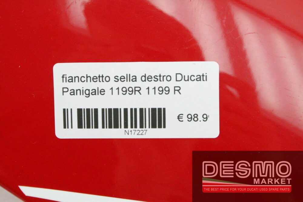 Fianchetto sella destro Ducati Panigale 1199R 1199 R