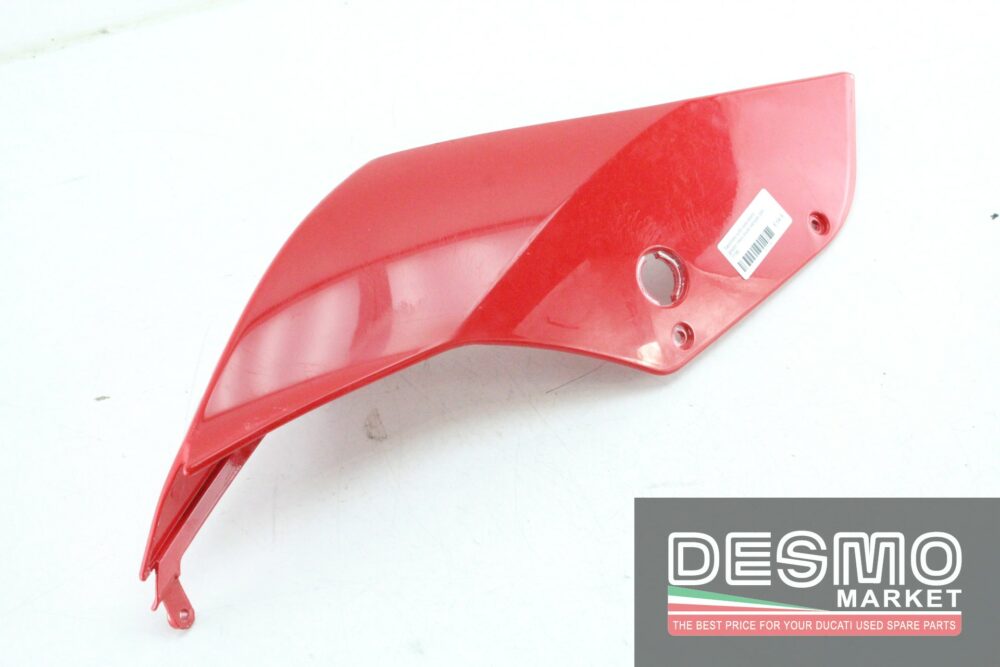 Fianchetto sotto sella destro grezzo rosso Ducati Panigale 899 1199