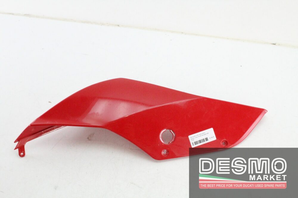 Fianchetto sotto sella destro grezzo rosso Ducati Panigale 899 1199