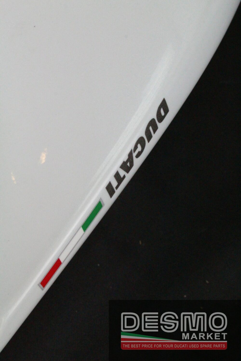 Fianchetto sotto sella sinistro bianco lucido Ducati Panigale 899 1199