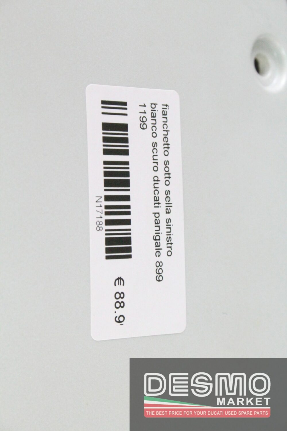 Fianchetto sotto sella sinistro bianco scuro Ducati Panigale 899 1199