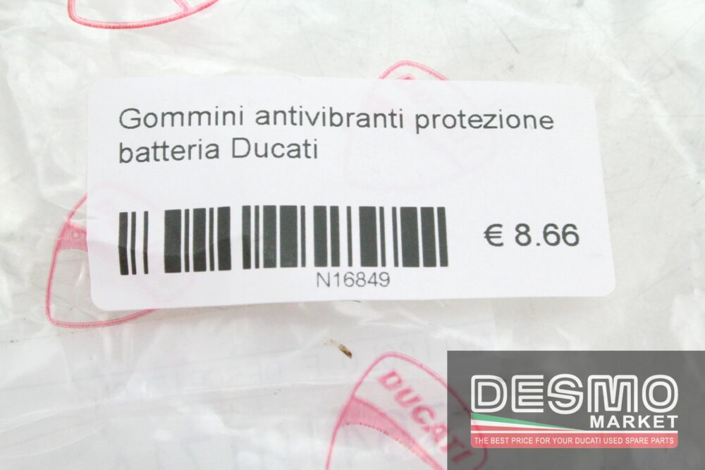 Gommini antivibranti protezione batteria Ducati