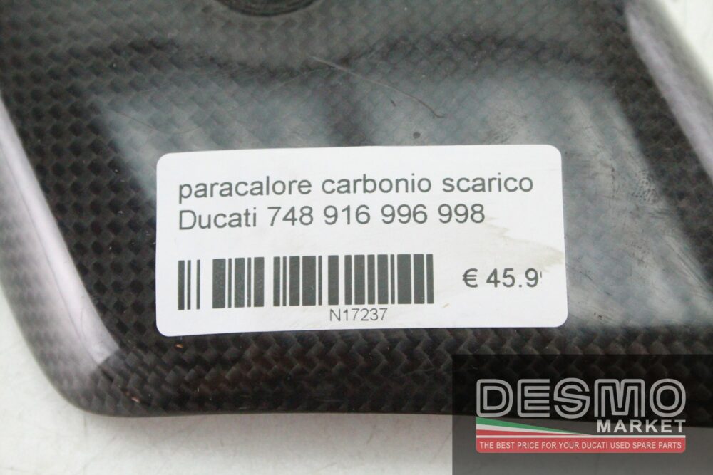 Paracalore carbonio scarico Ducati 748 916 996 998